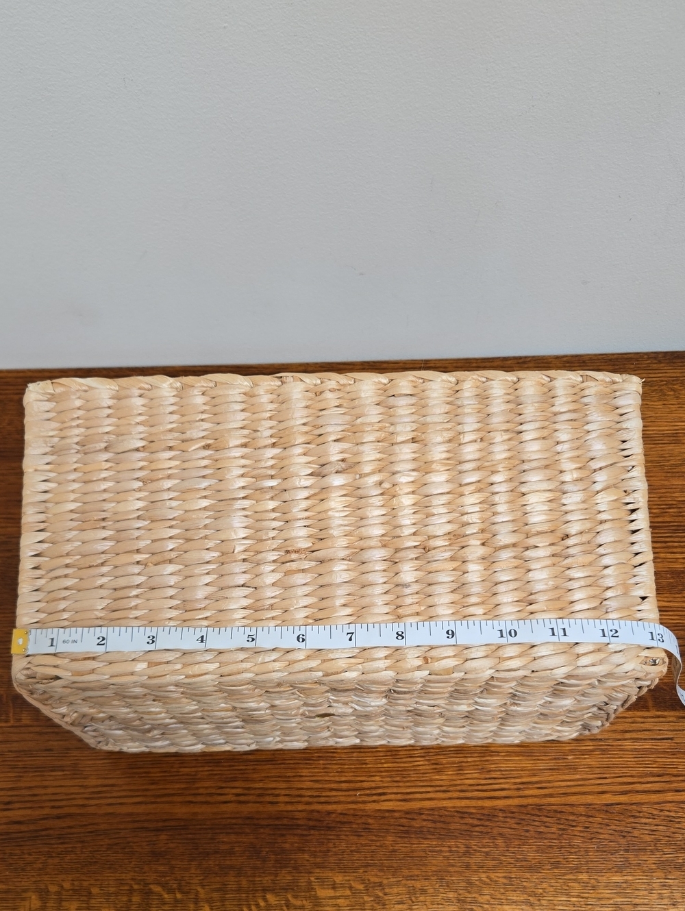 Woven Natural Seagrass Storage Basket - Neutral - Picture 6 of 10